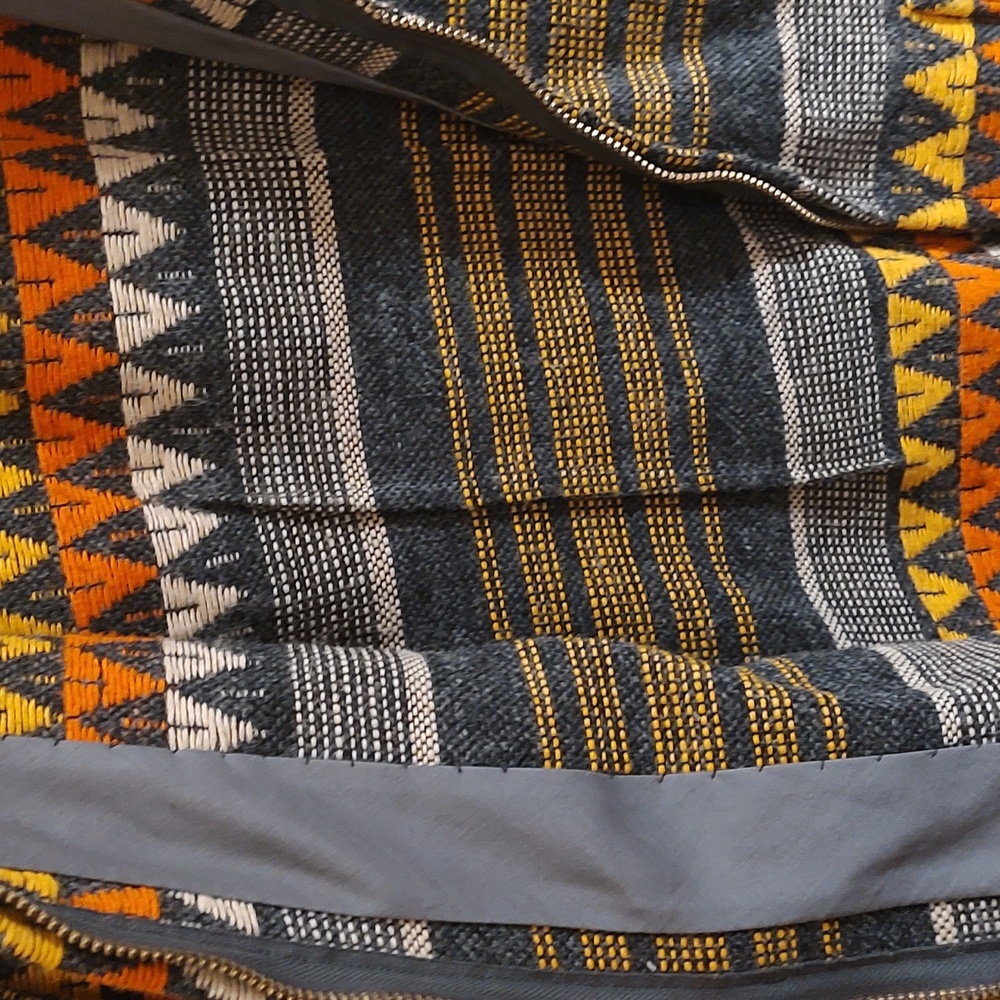 Vtg Wool Blanket Jacket - image 8